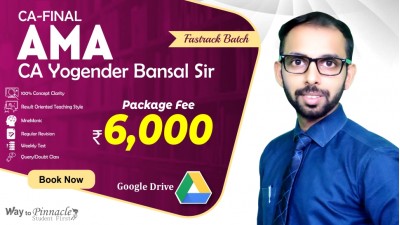 CA Final AMA FASTRACK Pendrive Classes by CA Yogender Bansal Sir For May 21 & Onwards - Full HD Video Lecture + HQ Sound